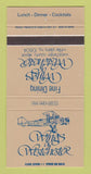 Matchbook Cover - Wings of Westchester White Plains NY restaurant 30 Strike