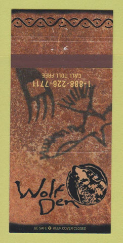 Matchbook Cover - Wolf Den 30 Strike