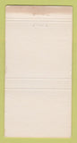 Matchbook Cover - Riviera Restaurant St John NB WORN 30 Strike