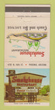 Matchbook Cover - Smokehouse Restaurant Phoenix AZ 30 Strike