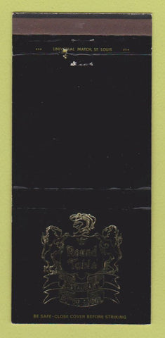 Matchbook Cover - Round Table Restaurant Motor Lodge Collinsville IL 30 Strike