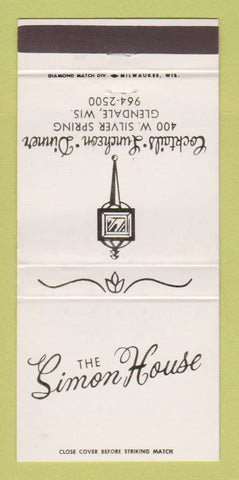 Matchbook Cover - Simon House Glendale WI WEAR 30 Strike