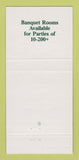 Matchbook Cover - Wolf's Den Restaurant Knox PA #2 GREEN 30 Strike