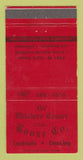 Matchbook Cover - Wilshire Centre Booze Los Angeles CA 30 Strike