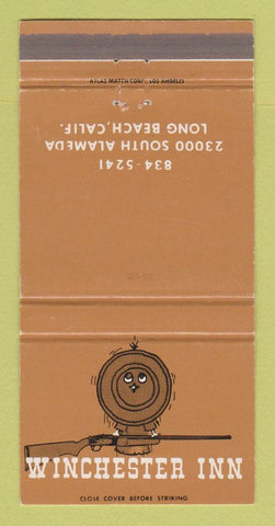 Matchbook Cover - Winchester Inn Long Beach CA WEAR 30 Strike