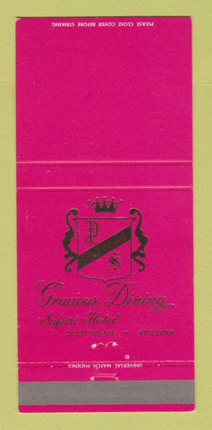 Matchbook Cover - Safari Hotel Scottsdale AZ 30 Strike