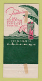 Matchbook Cover - Shangri La Restaurant Chicago IL 30 Strike