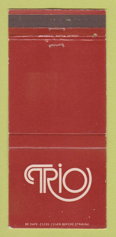 Matchbook Cover - Trio Southfield MI Buddy's BBQ Brown Bear 30 Strike