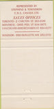 Matchbook Cover - CKWW Radio Toronto ON Montreal QC 30 Strike