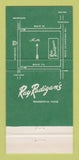 Matchbook Cover - Ray Radigan's Restaurant Kenosha WI 30 Strike