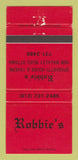 Matchbook Cover - Robbie's Spaghetti House Ottawa ON WEAR 30 Strike