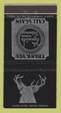 Matchbook Cover - Thank You Call Again Canada  30 Strike