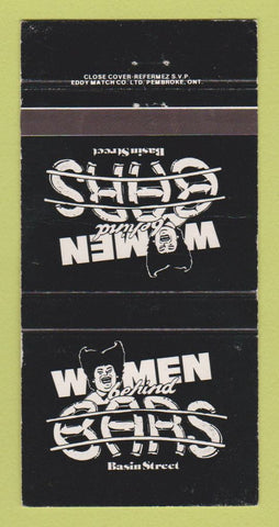 Matchbook Cover - Women Behind Bars Toronto? ON 30 Strike