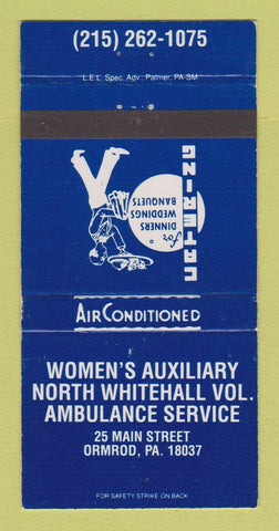 Matchbook Cover - Women's Auxiliary Ambulance Service Ormrod PA 30 Strike