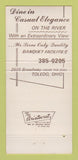 Matchbook Cover - Frank Unkle's Restaurant Toledo OH 30 Strike