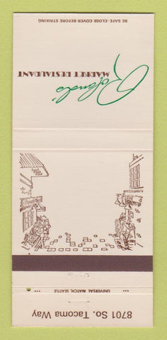 Matchbook Cover - Roland's MARket Restaurant Lakewood WA 30 Strike