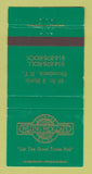 Matchbook Cover - Rolling Rock Cafe Rhinebeck NY WEAR 30 Strike