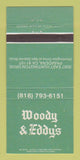 Matchbook Cover - Woody & Eddy's Pasadena CA restaurant 30 Strike