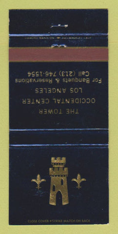 Matchbook Cover - Tower Occidental Center Los Angeles CA 30 Strike