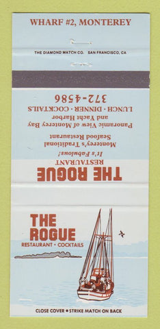 Matchbook Cover - Rogue Restaurant Monterey CA 30 Strike