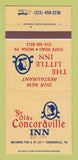 Matchbook Cover - Ye Olde Concordville Inn PA WEAR 30 Strike
