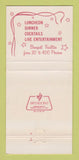 Matchbook Cover - Ye Olde Concordville Inn PA WEAR 30 Strike