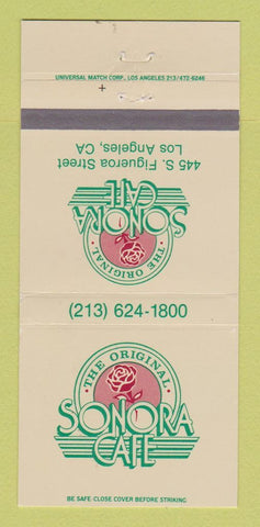 Matchbook Cover - Sonora Cafe Los Angeles CA 30 Strike