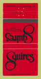 Matchbook Cover - Squires Restaurant Houston TX 30 Strike