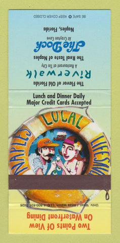 Matchbook Cover - Riverwalk Restaurant Naples FL 30 Strike