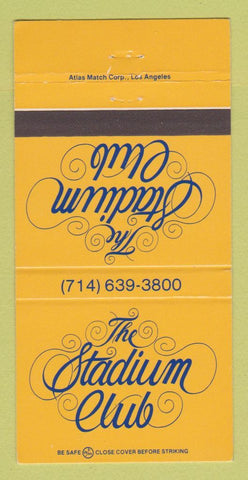 Matchbook Cover - The Stadium Club Orange CA Restaurant 30 Strike
