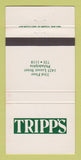 Matchbook Cover - Tripp's Restaurant Philadelphia PA 30 Strike