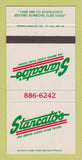 Matchbook Cover - Stancato's Restaurant  30 Strike