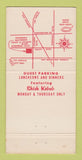 Matchbook Cover - Sherman's Driftwood Restaurant Alhambra CA 30 Strike