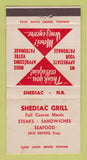 Matchbook Cover - Shediac Grill NB  30 Strike
