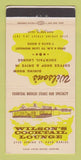 Matchbook Cover - Wilson's Cocktail Lounge Paso Robles CA 30 Strike