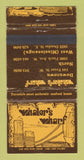 Matchbook Cover - Whaler's Wharf Mississauga ON WORN 30 Strike