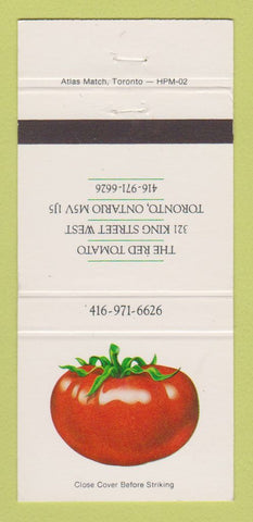 Matchbook Cover - The Red Tomato Restaurant Toronto ON 30 Strike
