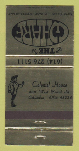 Matchbook Cover - The Wharf Restaurant Columbus OH 30 Strike
