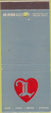 Matchbook Cover - Loving Truck Lines Oklahoma City OK 30 Strike