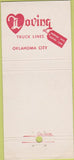 Matchbook Cover - Loving Truck Lines Oklahoma City OK 30 Strike