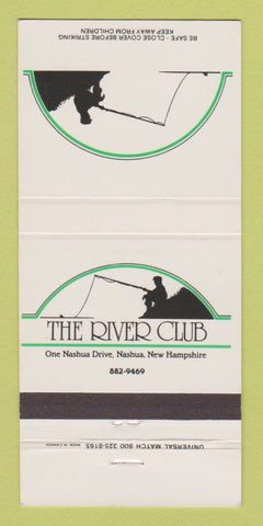 Matchbook Cover - River Club Nashua NH 30 Strike