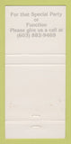 Matchbook Cover - River Club Nashua NH 30 Strike