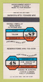 Matchbook Cover - Spot 48 Lounge Baldwin ON 30 Strike