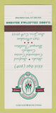 Matchbook Cover - Three Flames Restaurant San Jose CA 30 Strike