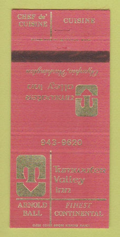 Matchbook Cover - Tumwater Valley Inn Olympia WA 30 Strike