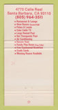 Matchbook Cover - Turnpike Lodge Restaurant Santa Barbara CA 30 Strike