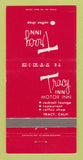 Matchbook Cover - Tracy Motor Inn Tracy CA 30 Strike