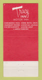 Matchbook Cover - Tracy Motor Inn Tracy CA 30 Strike