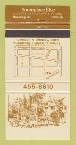 Matchbook Cover - Someplace Else Restaurant Huttonville ON 30 Strike