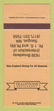 Matchbook Cover - Traditions Restaurant Saugus MA 30 Strike